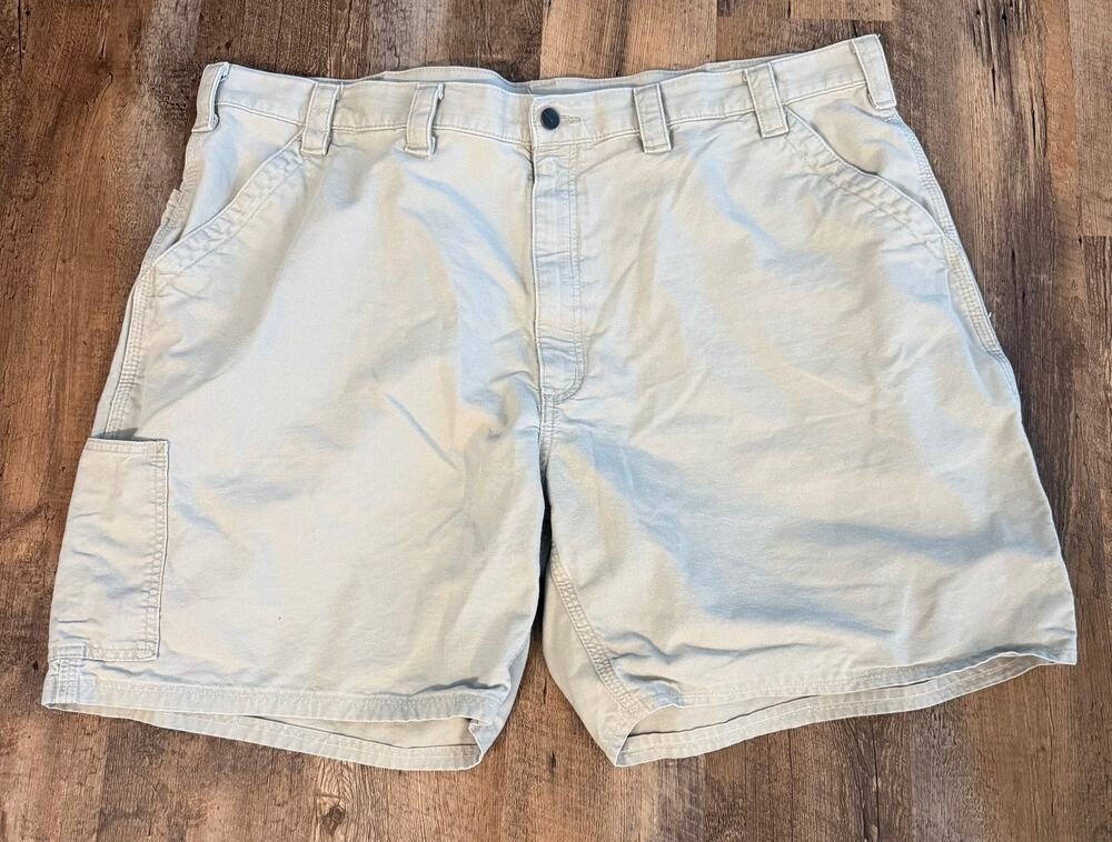 Carhartt Tan Workwear Cargo Shorts Size 46 Utility